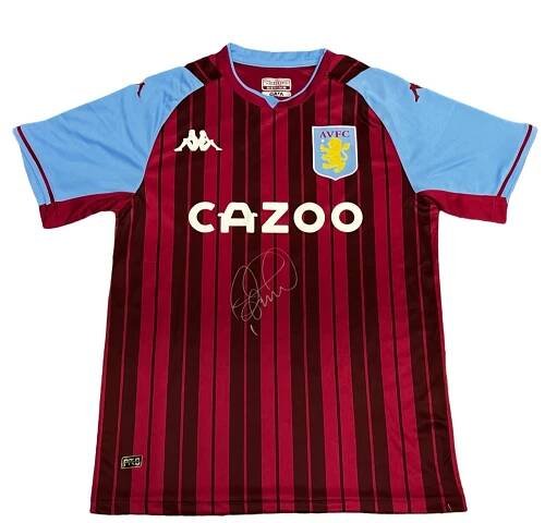Philippe Coutinho Signed Aston Villa 2021-2022 Football Shirt