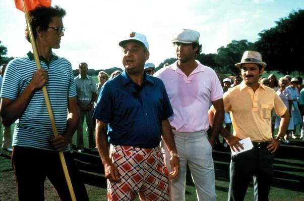 CADDYSHACK, Rodney Dangerfield, Chevy Chase, Brian Doyle-Murray, 1980. (c) Orion Pictures.