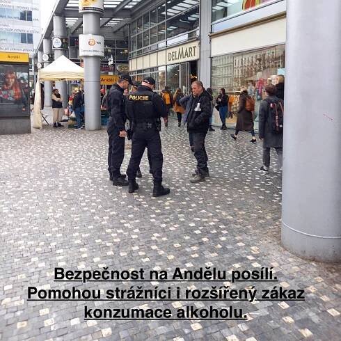 Bezpečnost na Andělu se zvýší, pomohou strážníci i rozšířený zákaz konzumace alkoholu | MČ Praha 5