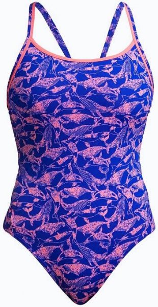 Dámské plavky Funkita Diamond Back One Piece minky pinky