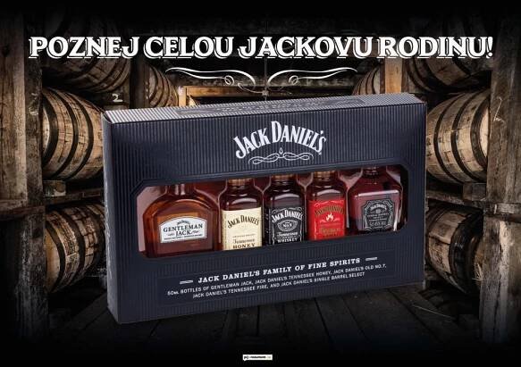 Jack Daniel's 5×0,05l GB | ALKOHOL.cz
