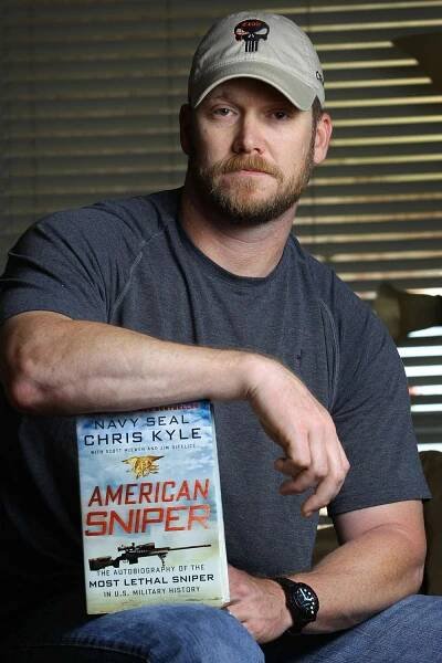 Chris Kyle a retired Navy SEAL and bestselling author of the book "American Sniper: The Autobiography of the Most Lethal Sniper in U.S. Military History" poses for a photo on April 6, 2012.