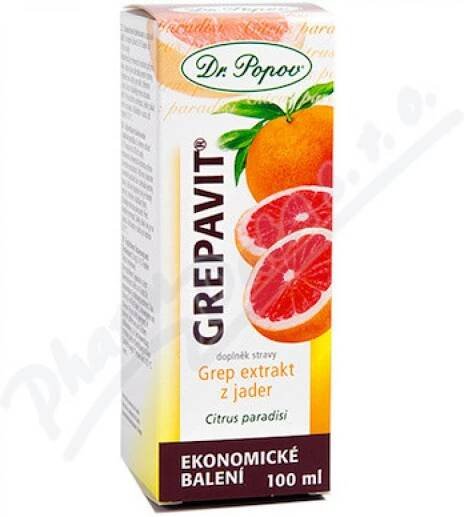 Dr. Popov Kapky Grepavit grep extrakt z jader 100 ml