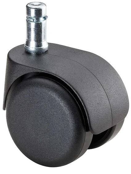 Kolečko k židli plastové průměr 50mm - čep 10mm