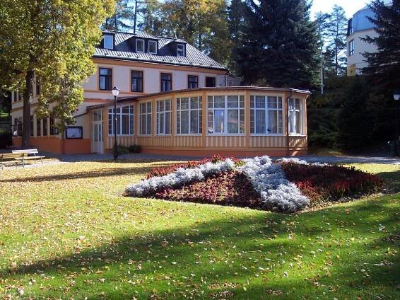 Mapa areálu, Lázně Kundratice - lázeňská léčebna