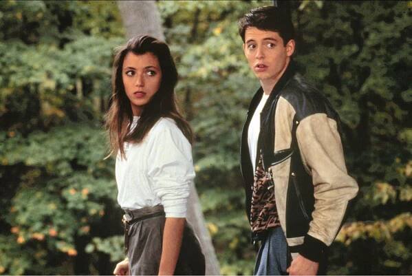 Mia Sara and Matthew Broderick in Ferris Bueller's Day Off.