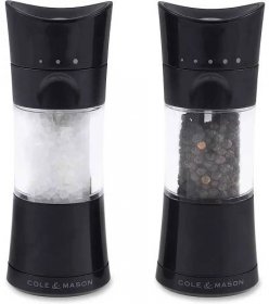 Cole&Mason Cole&Mason - Sada mlýnků na sůl a pepř HARROGATE 2 ks 15,4 cm GG439