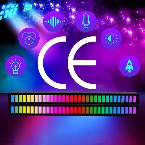 RGB LED LAMPA USB LAMPIČKA BLIKAJÍCÍ V RYTMU HUDBY LIŠTA SMART BAR BARVY 32 za 235.00CZK - Allegro