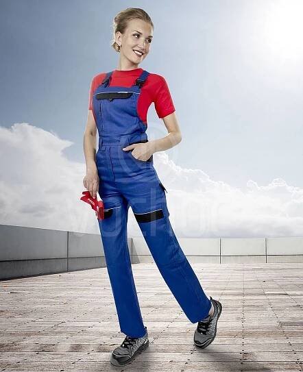 Dámské kalhoty s laclem ARDON®COOL TREND modrá