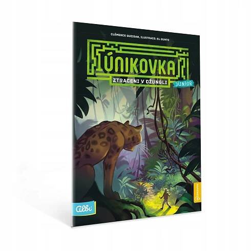 Albi Kniha Ztraceni v Džungli - Únikovka Junior