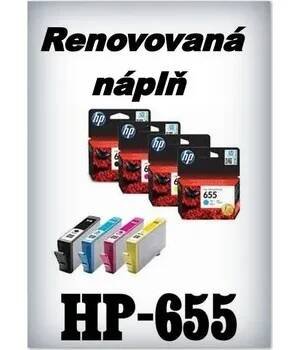 Náplně do tiskáren HP-655 XXL - SADA 4 náplní
