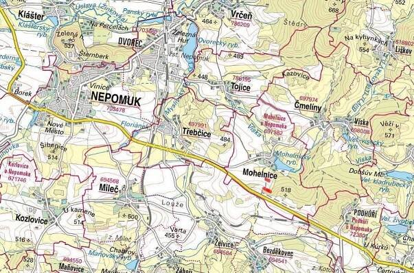 Prodej Pozemek, Mohelnice, okres Plzeň-Jih