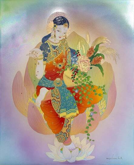 Hōjō no Megami – Lakshmi -（豊穣の女神 ラクシュミー） - 草場一壽公式サイト