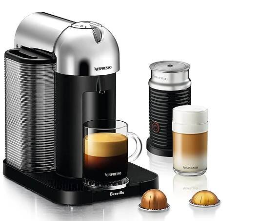 Nespresso BNV250CRO1BUC1 Vertuo Coffee and Espresso Machine
