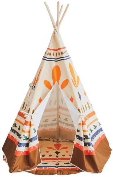 Moi Mili Barevný bavlněný teepee stan Native vibe 170 x 120 cm