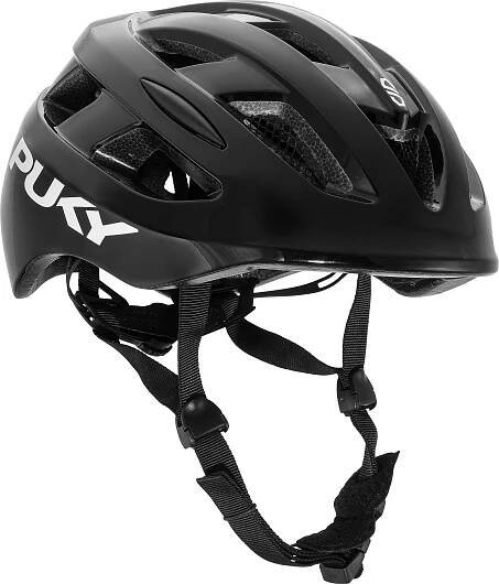 Puky dětská cyklistická přilba se světlem na koloběžku S, černá, 48-55 cm