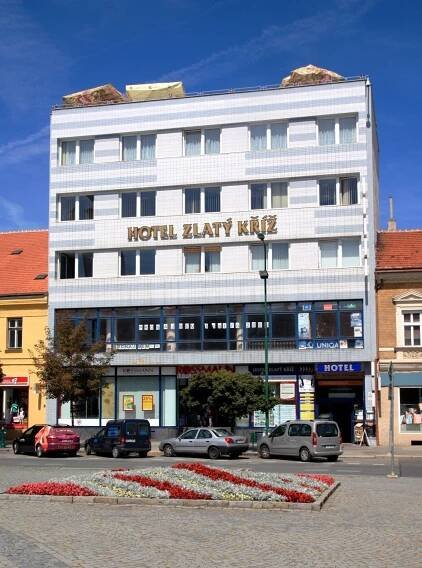Třebíč - hotel Zlatý kříž - Dům, budova