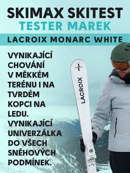 Sjezdové lyže Lacroix Monarc 77 White + vázání Vist VSS 412 | SKIMAX.CZ | E-SHOP | luxusní lyže a oblečení světových značek