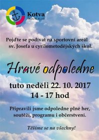 Hravé odpoledne - Cyrilometodějské gymnázium a střední odborná škola pedagogická Brno