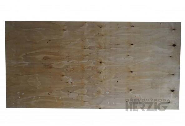 Překližka stavební - obalová 125x250cm - Dřevovýroba Herzig