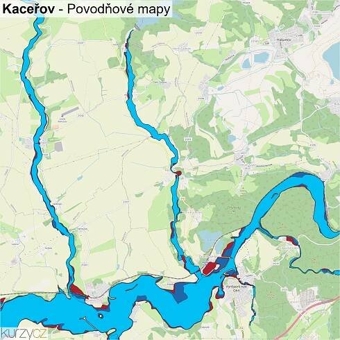 Kaceřov - mapy | Kurzy.cz