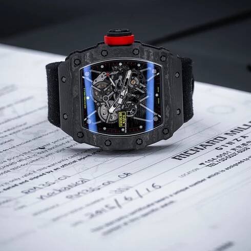 Richard Mille RM 35-01 Rafael Nadal Black NTPT Carbon Complete Set RM35 01 CA Rafa