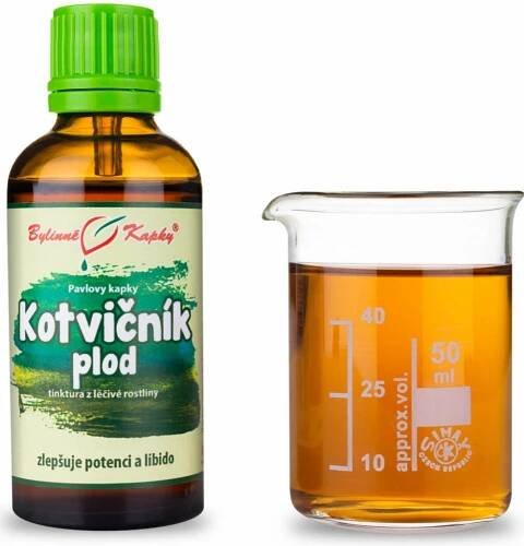 Bylinné kapky Kotvičník plod tinktura 50 ml