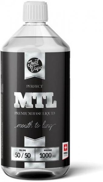 JustVape Beznikotinová báze MTL PG50/VG50 0mg 1000ml