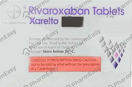 Xarelto 2.5mg Strip Of 14 Tablets
