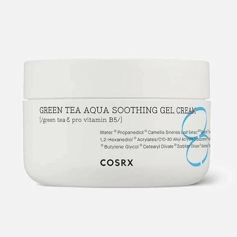 Pleťový gel po UnisexCosrx#INNERBEAUTYHydrium Green Tea Aqua Soothing Gel Cream50 ml
