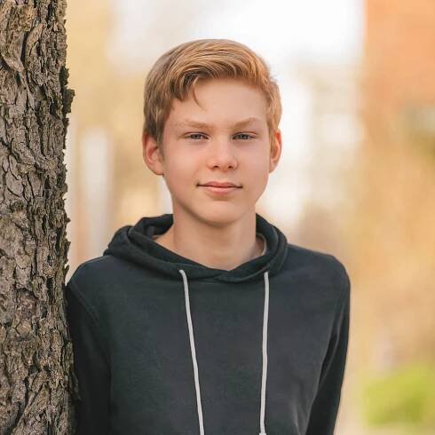 Elev i musikprofil på VRS Sundbyberg.