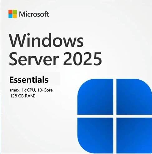Dell Windows Server 2025 Essentials 10 Core OEM 634-CVDT