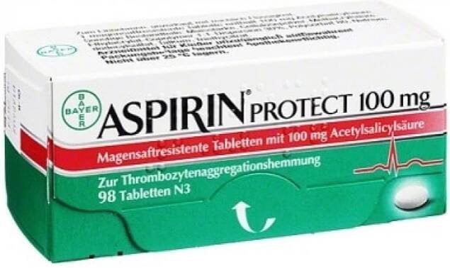 ASPIRIN PROTECT POR 100MG TBL ENT 98