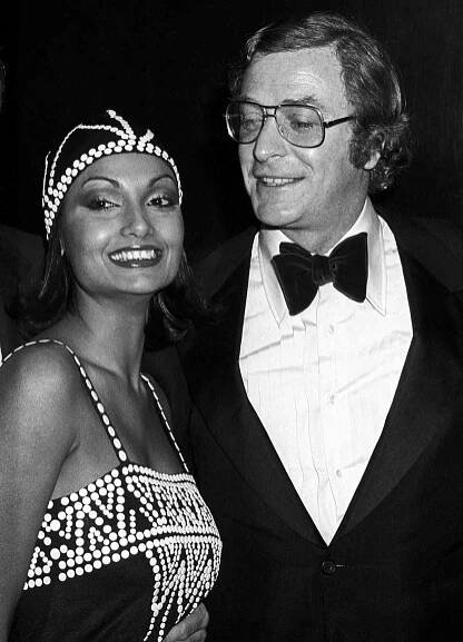 Michael Caine and wife Shakira during "The Man Who Would Be King" New York Premiere at New York in New York, United States