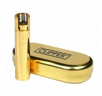 clipper zapalovač metal gold