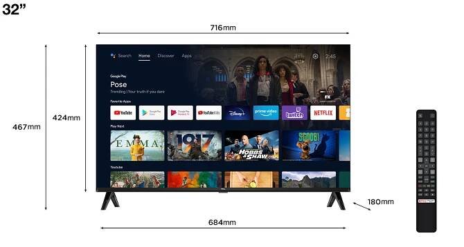 TCL 32" LED (32S5400A)