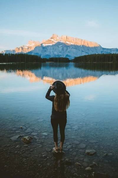 Two Jack Lake Sunrise, Banff