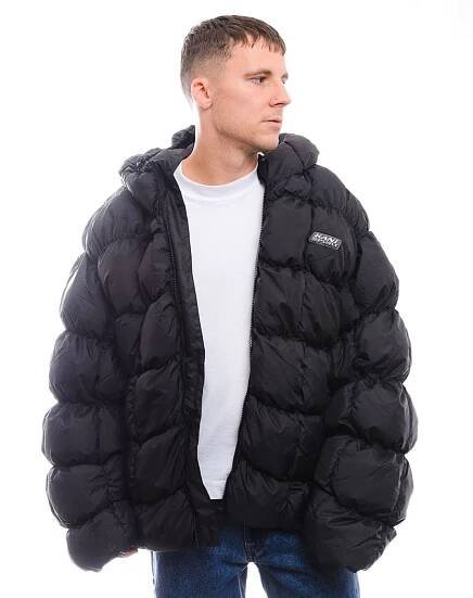 Bunda Karl Kani - Oversized Square Quilted Puffer Jacket - Black