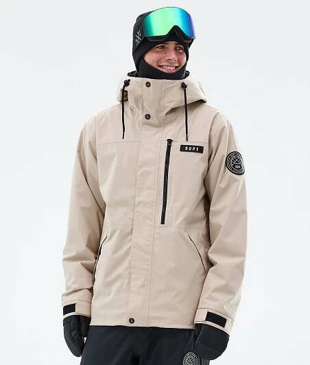 Dope Blizzard Full Zip Bunda na Snowboard Pánské Sand