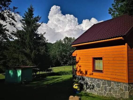 Penzion U bílého koně - chatky foto 2