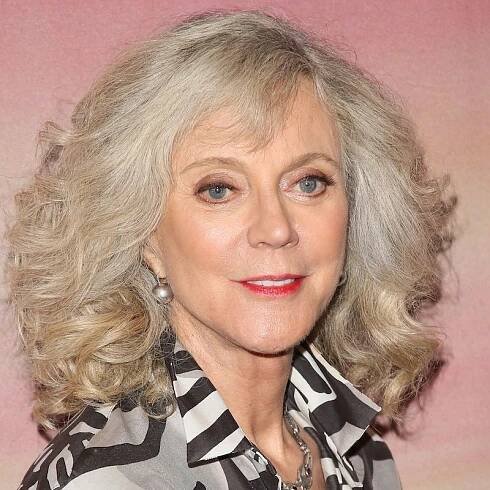 Gray Hairstyle as modeled by Blythe Danner