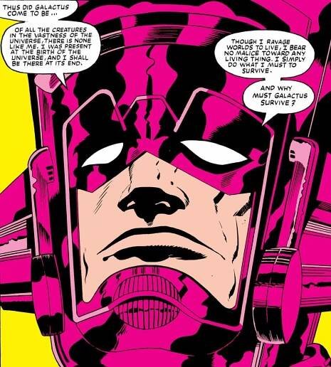 Why Galactus Eats Planets