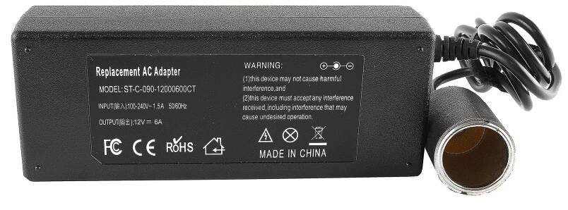 VOLT - Výkonný Sieťový adaptér 230V na 12V autozásuvku 80W - Image 4