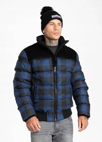 Pánská zimní bunda PIT BULL WEST COAST CONVOY BLUE/BLACK XXL Velikost XXL