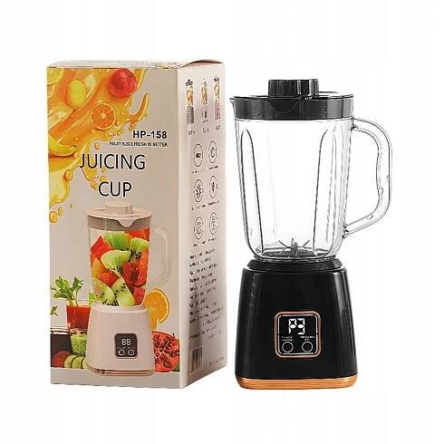 MINI MIXÉR VELKÝ VÝKON 50 W 750 ML LED DISPLEJ 3 REŽIMY PROVOZU BEZDRÁTOVÝ