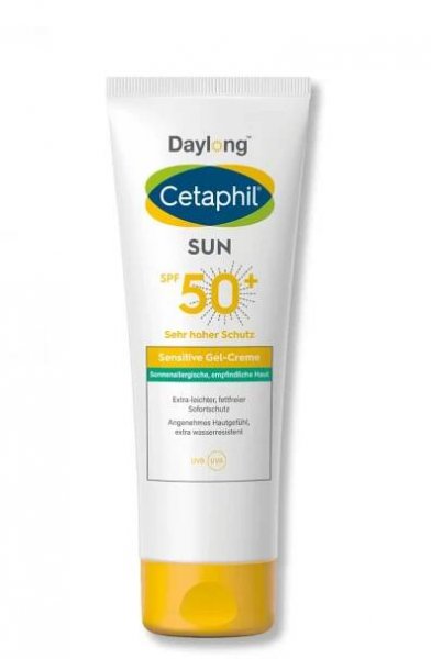 Gelový krém na opalování SPF 50+ Cetaphil (Sensitive Gel-Cream) 100 ml