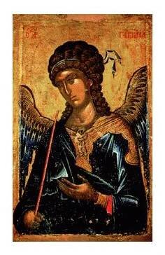 sv. Archanděl Gabriel (ikona 084)  byzantská ikona