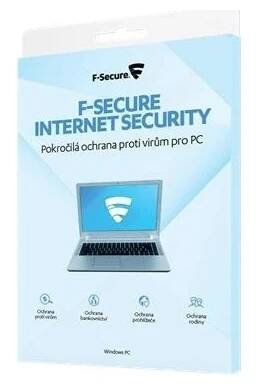 Software F-Secure INTERNET SECURITY, 3 zařízení / 2 roky, krabička (FCIPOB2N003G1_K)