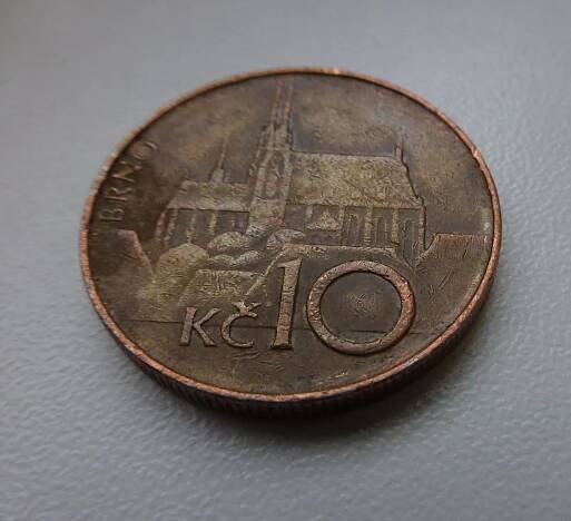 10 Kč 1995 - signatura vpravo - VZÁCNÁ MINCE - náklad pouhých 152 388 - Numismatika