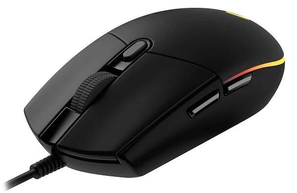 Logitech Gaming G203 LIGHTSYNC optická herní myš, přenos USB, 6 tlačítko, 8000 dpi, černá